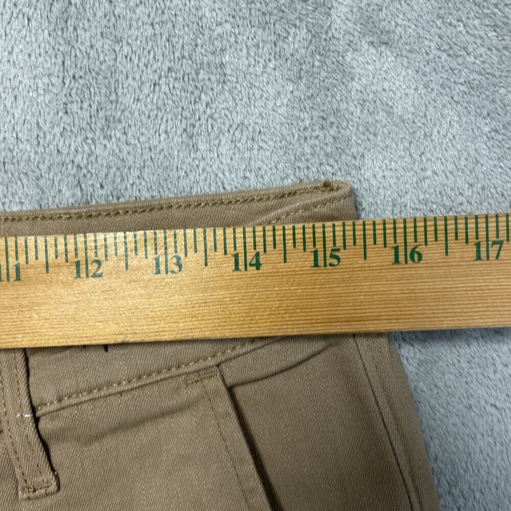 Ella Moss Women's Size 6 Wide Leg Crop Brown Cotton Spandex H0399 - Picture 5 of 10
